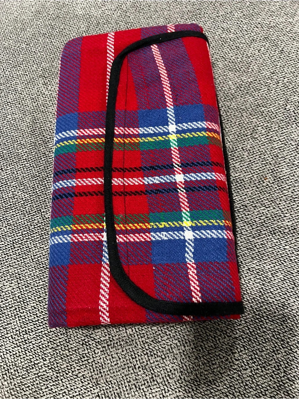 Red Tartan Travel/Picnic Blanket